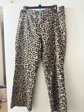 NWT Loft leopard print ankle pants